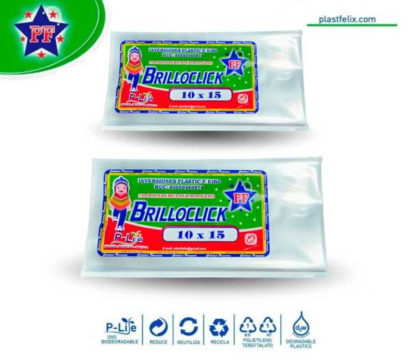 Bolsas Polipropileno 10x15