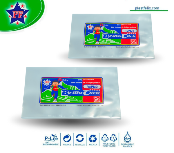 Bolsas Polipropileno 9x14x2